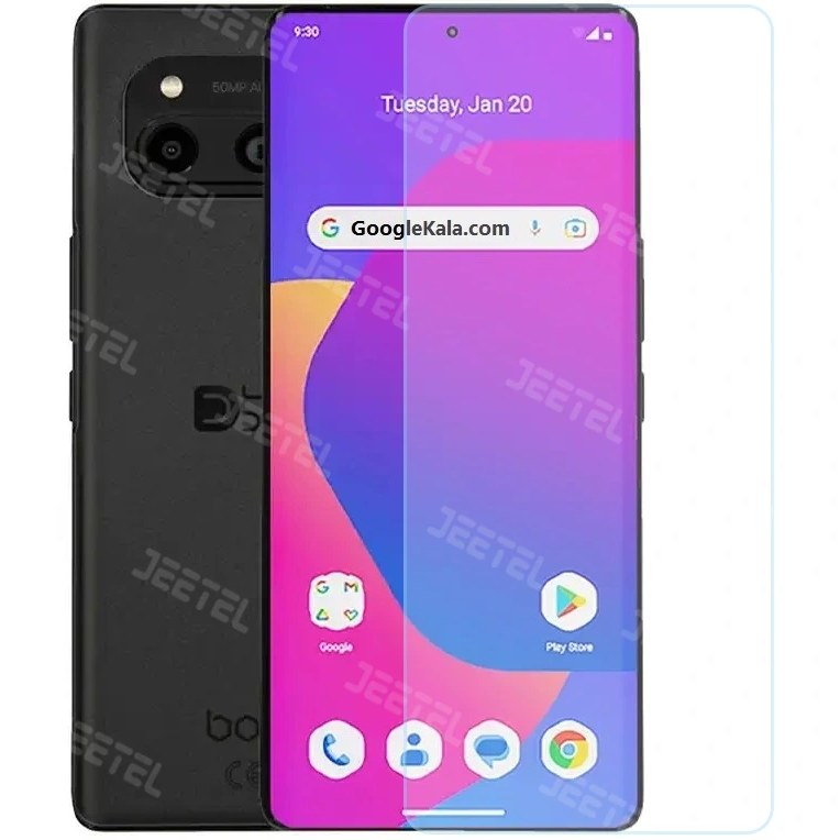 3JAF0XouMZa1YWay گلس فول UV+ گوشی داریا باند Daria Bond 5G به همراه لامپ و چسب مخصوص - Image 1