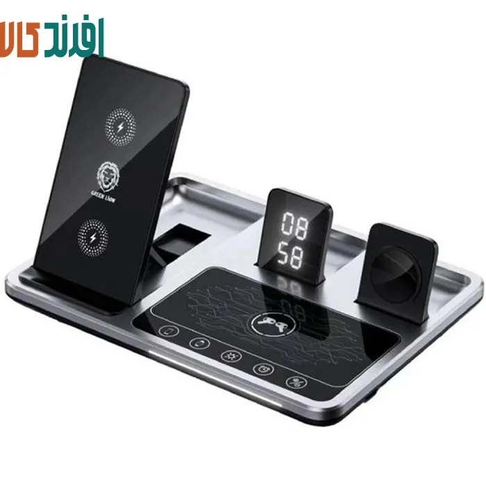123 شارژر بیسیم گرین لاین مدل GN4IN1WCSBK - Image 1