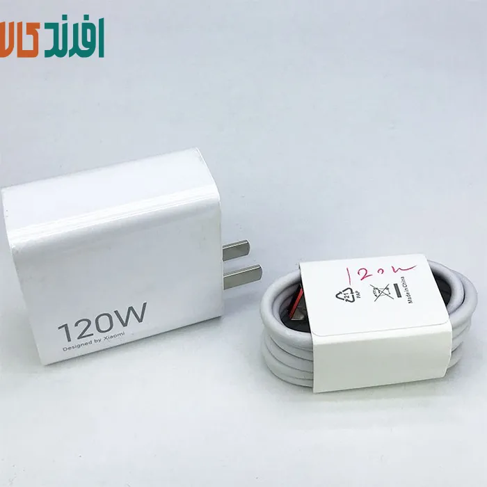 یبدذغ کلگی شارژر اورجینال سرکارتنی 120 وات توربو شارژ MDY-14-ED شیائومی + کابل تایپ سی - Image 1