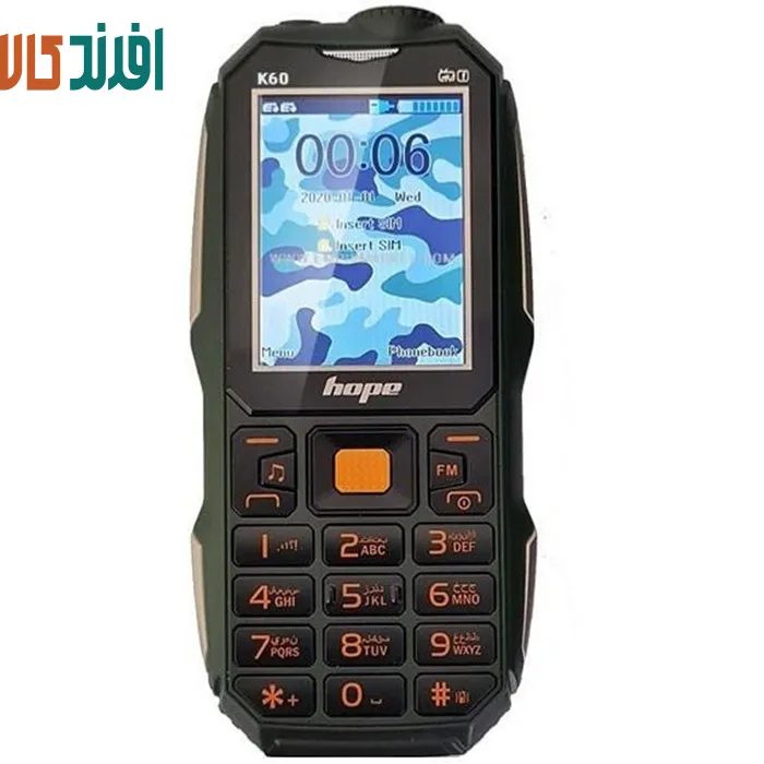 85746 گوشی ارتشی هوپ HOPE K60 سه سیم کارت(با گارانتی شرکتی) - Image 1