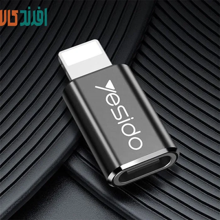 ر2ب988ذی تبدیل OTG یسیدو Yesido GS05 MicroUSB To Lightning OTG Converter - Image 1