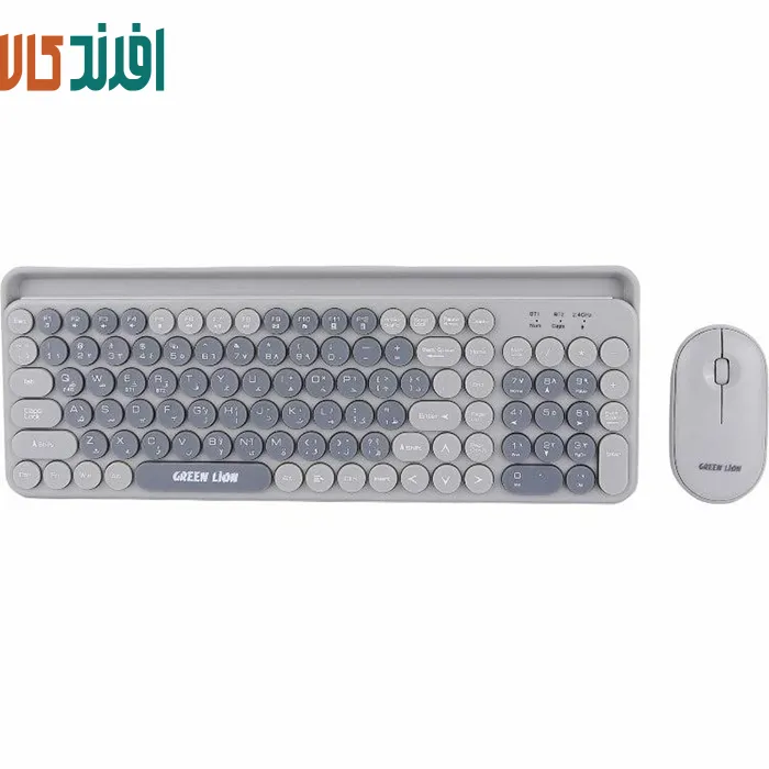 لق+9ثققثا کیبورد و ماوس بی سیم گرین لاین مدل GNWLDUKYBK - Image 1