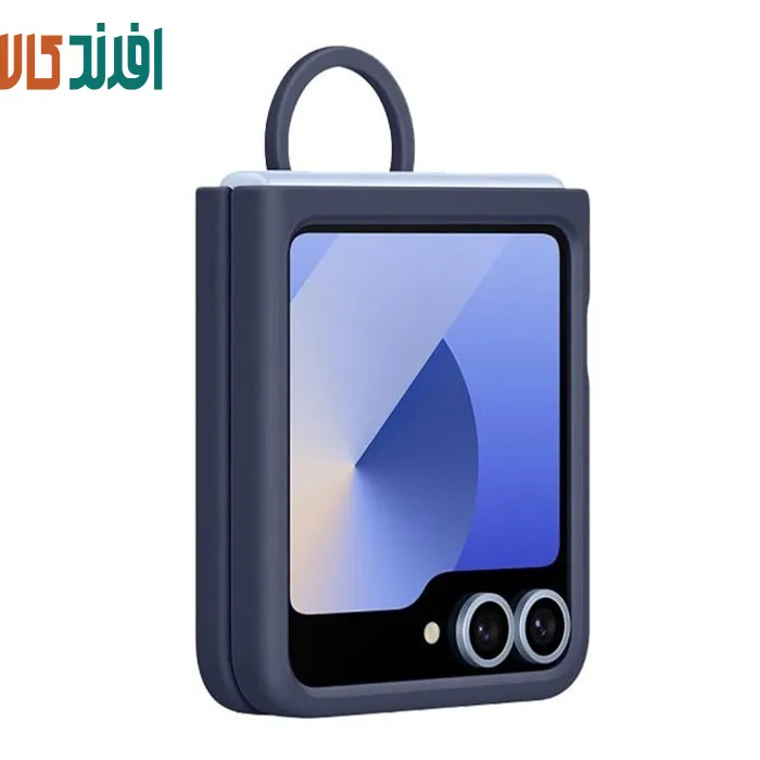 یبذ88اقاثثقا کاور سامسونگ سیلیکونی همراه با رینگ نگهدارنده مناسب برای سامسونگ Galaxy Z Flip 6 - Image 1